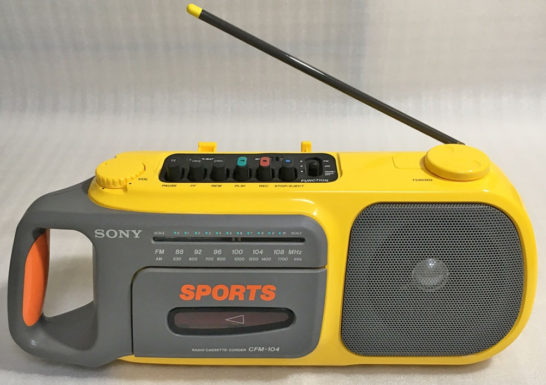 [美可動品]sony sports ソニースポーツ　ラジカセCFM-104